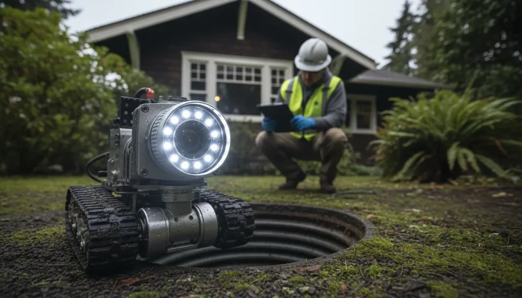 portland or cctv camera pipe inspection wide