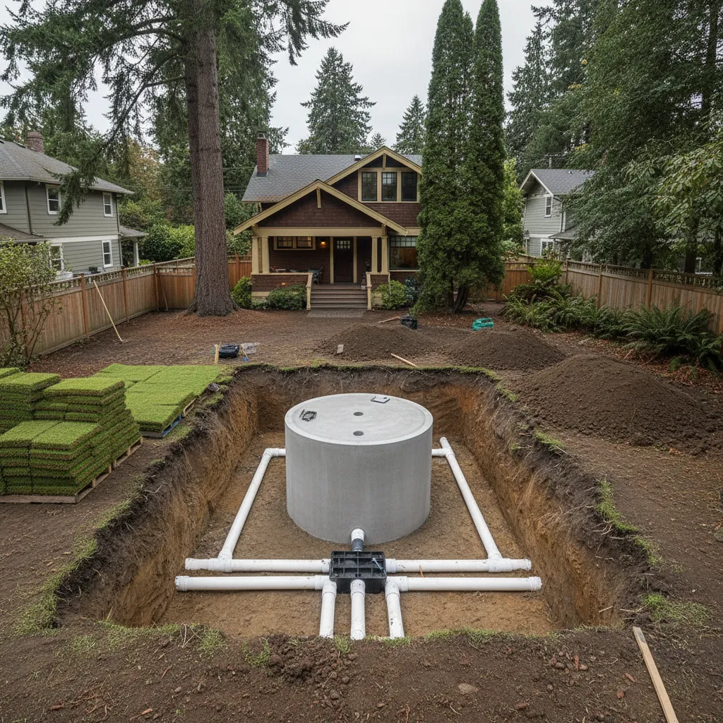 portland or full septic system replacement square