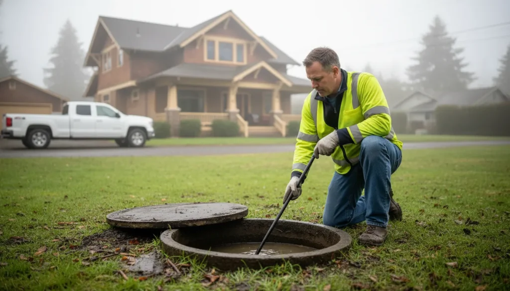 portland or post flood septic inspection wide