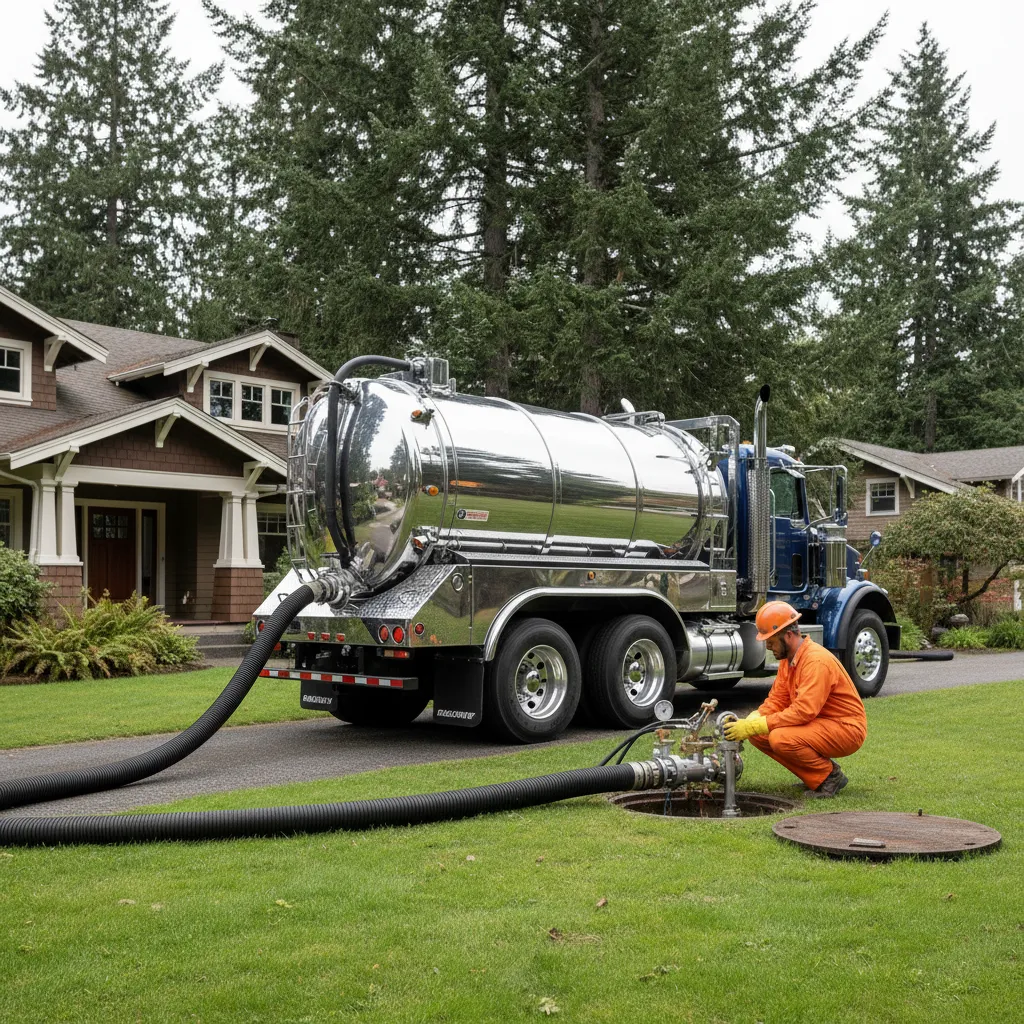 portland or residential septic tank pumping square