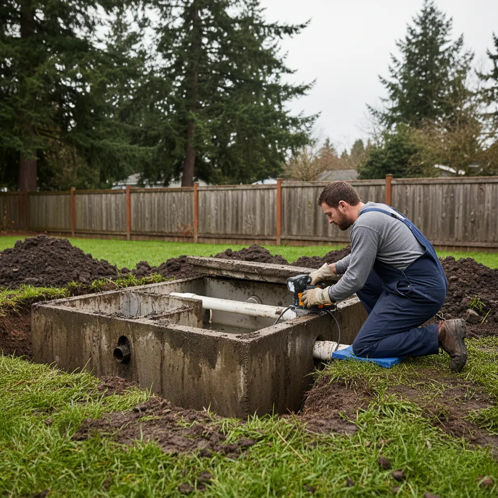 portland or septic tank repair square