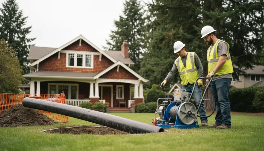 portland or trenchless sewer line repair wide
