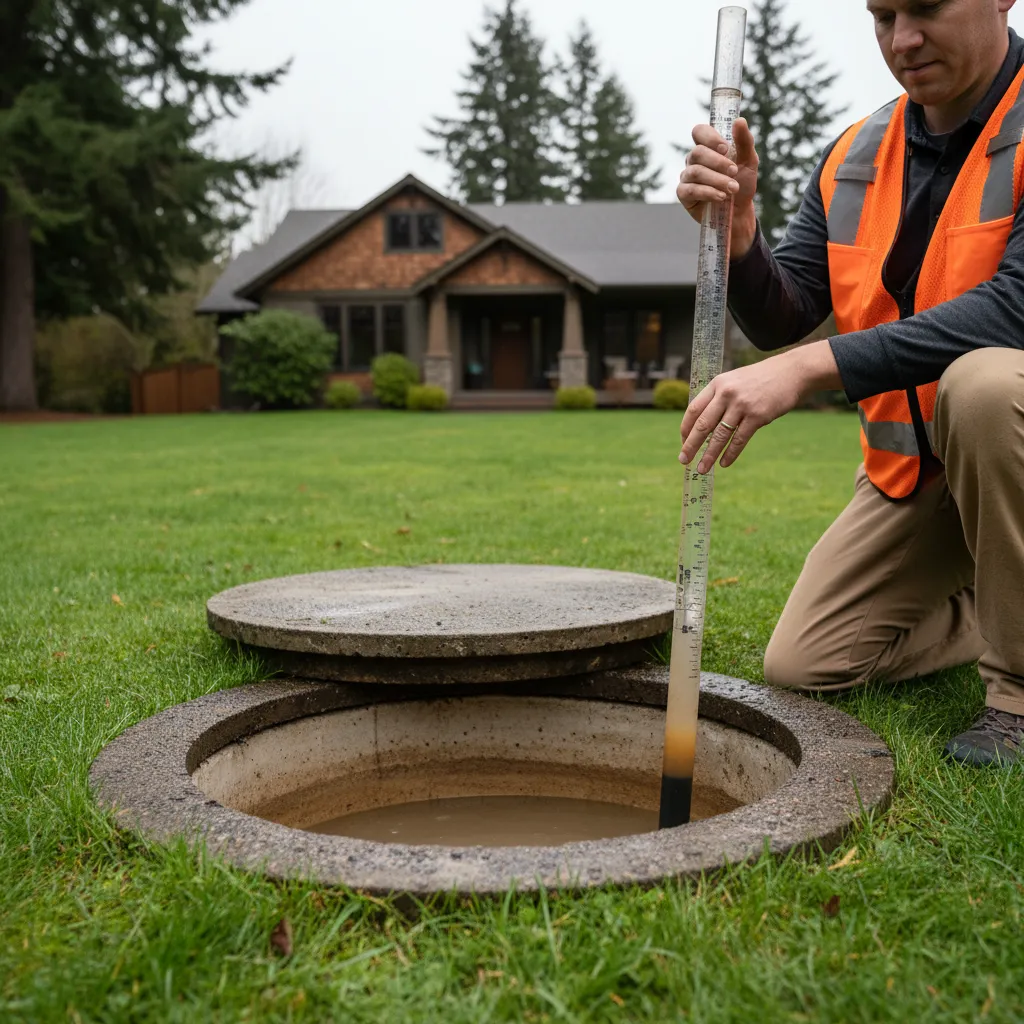 routine annual septic inspection portland or square